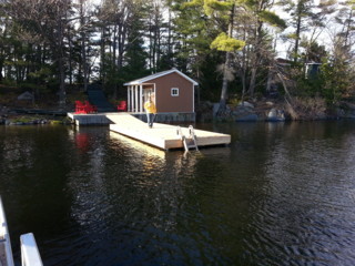 10ft x 28ft Floating Pontoon Dock in Georgian Bay.jpg